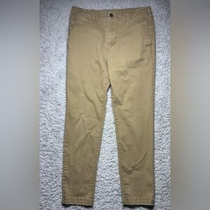 American Eagle Pants Mens 30 x 32 Khaki Slim Straight Lived In Flex 5 Pocket
